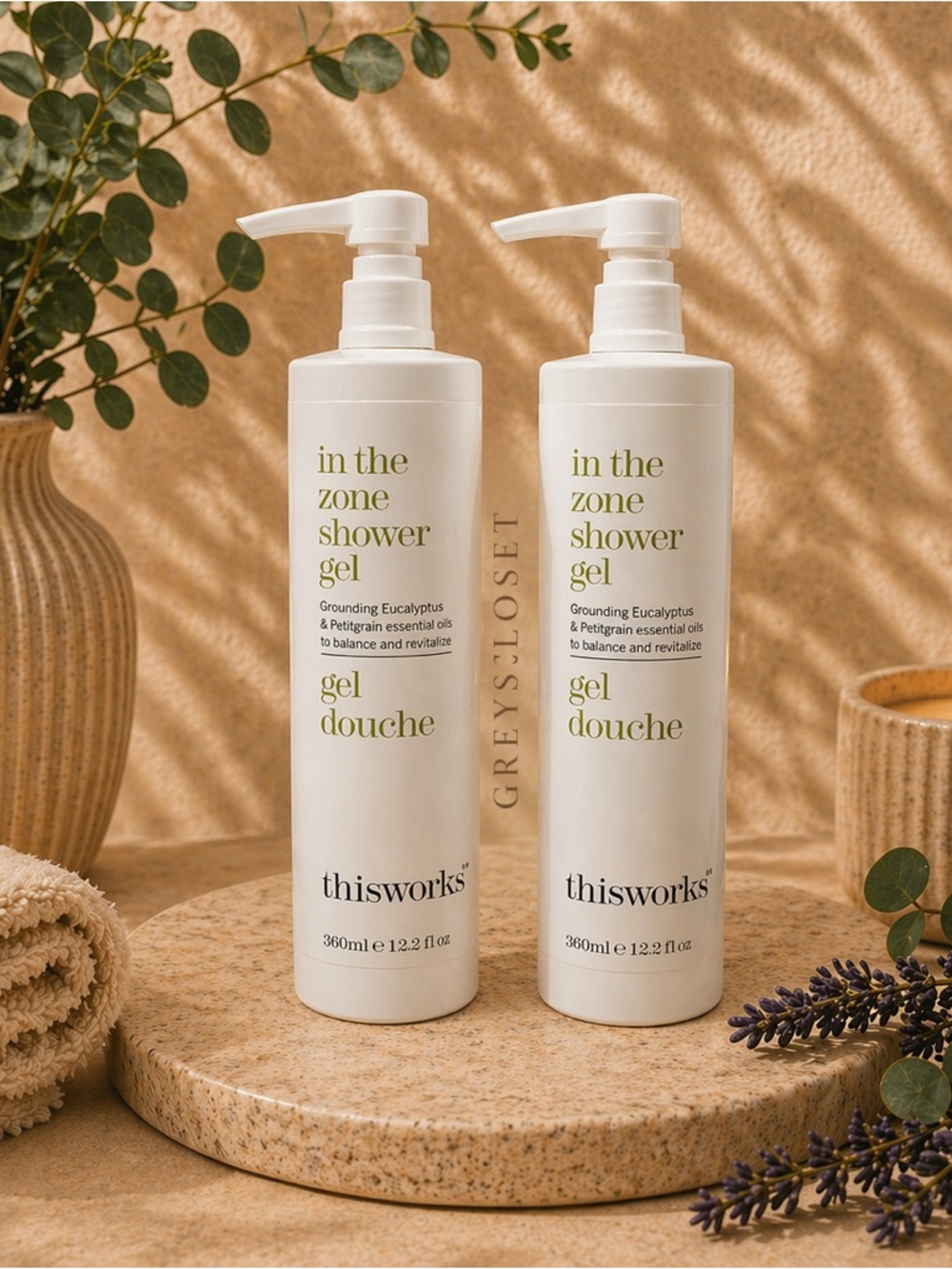 (2 PACK) THIS WORKS IN THE ZONE SHOWER GEL - 12 fl.oz